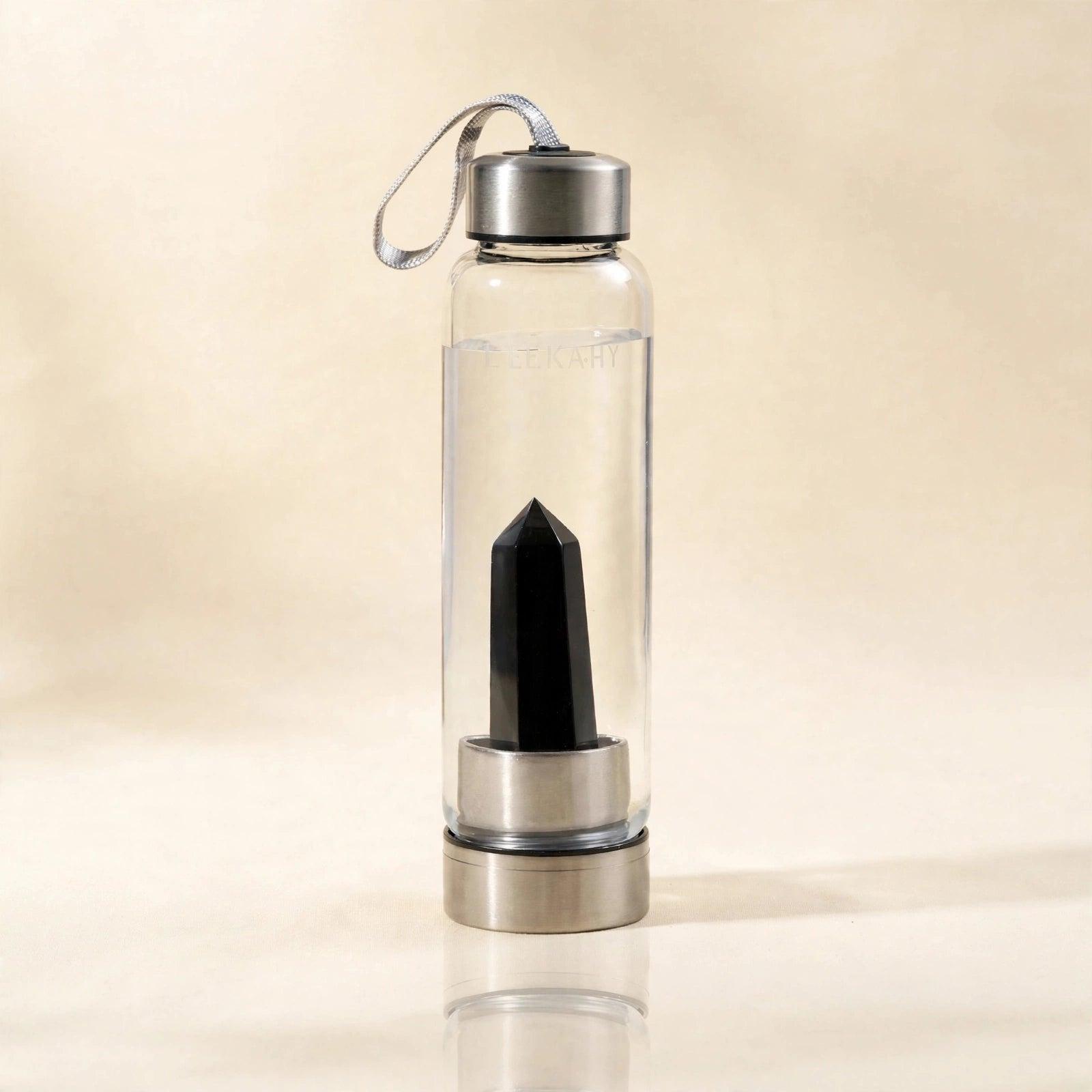 Black Onyx Crystal Charging Bottle