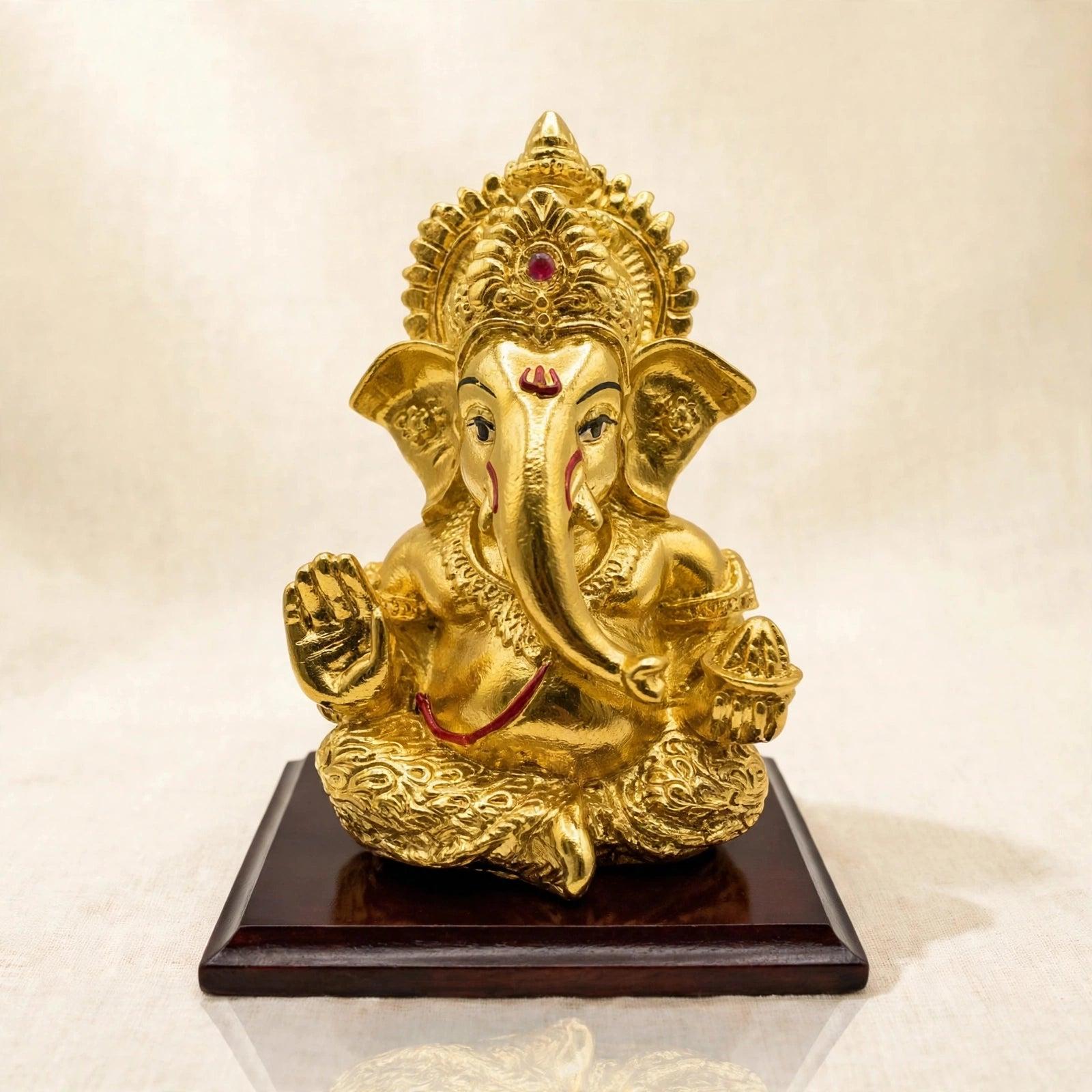 Ganesh Ji Gold Plated