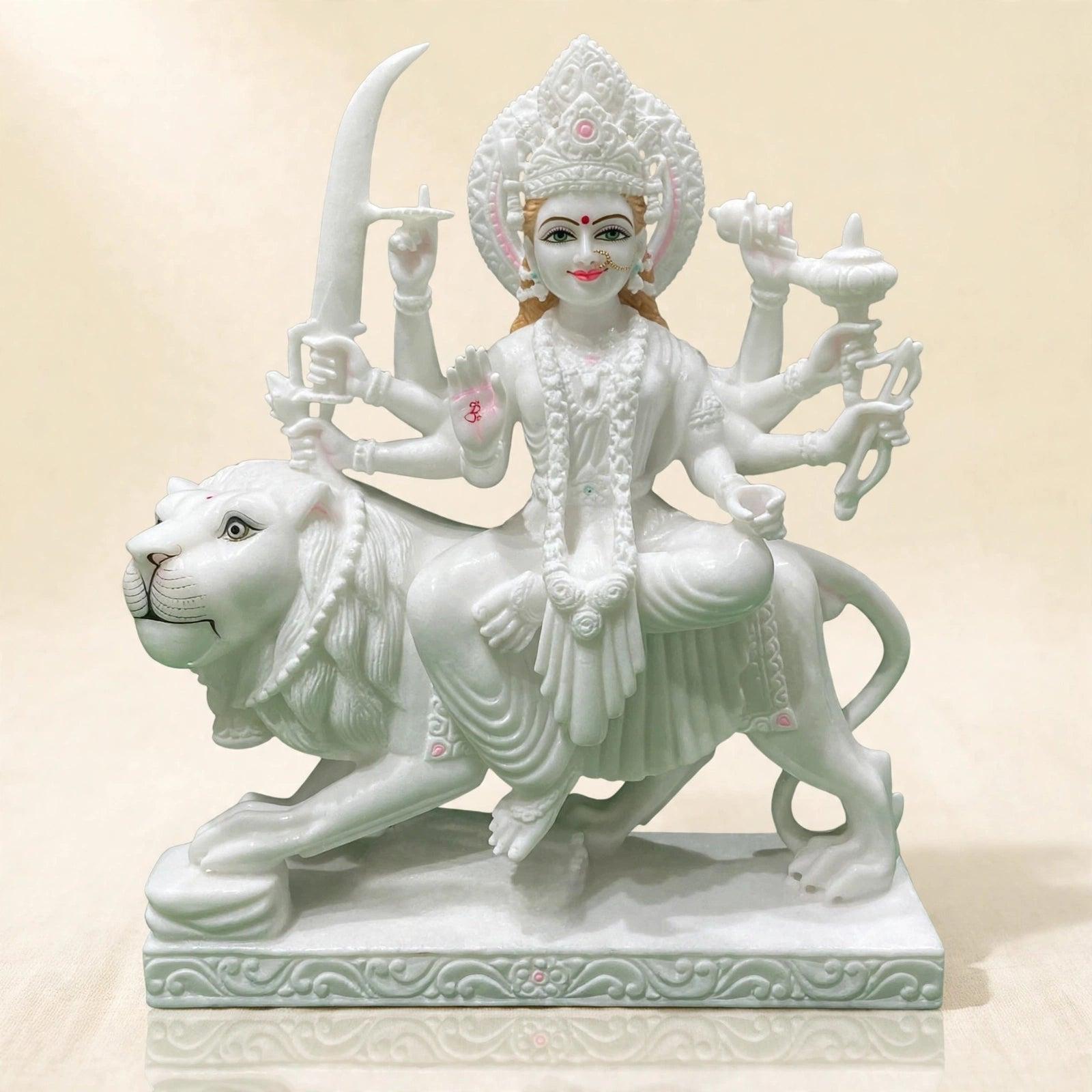 Marble Durga Ma Idol