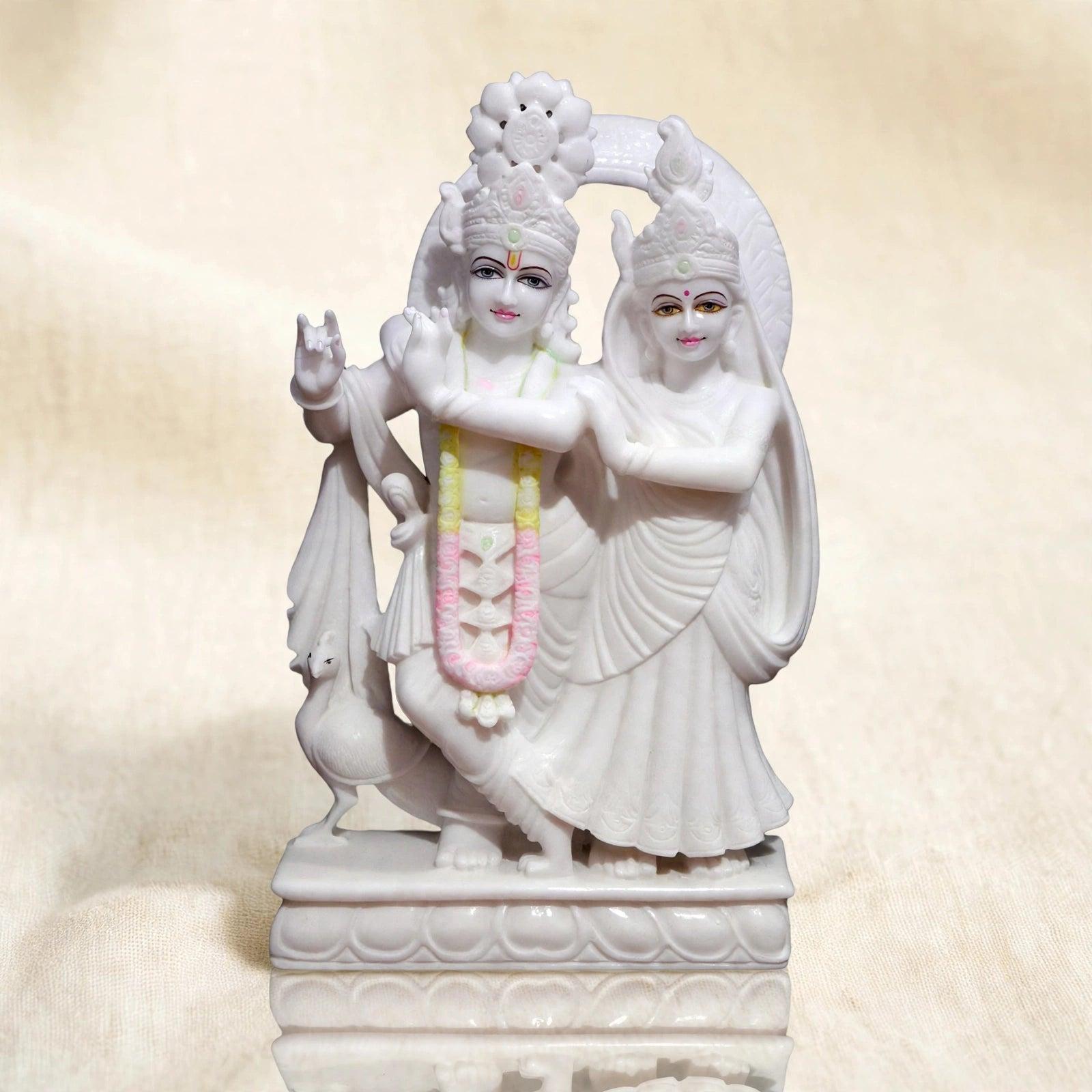 Marble Radha Krishna Idol