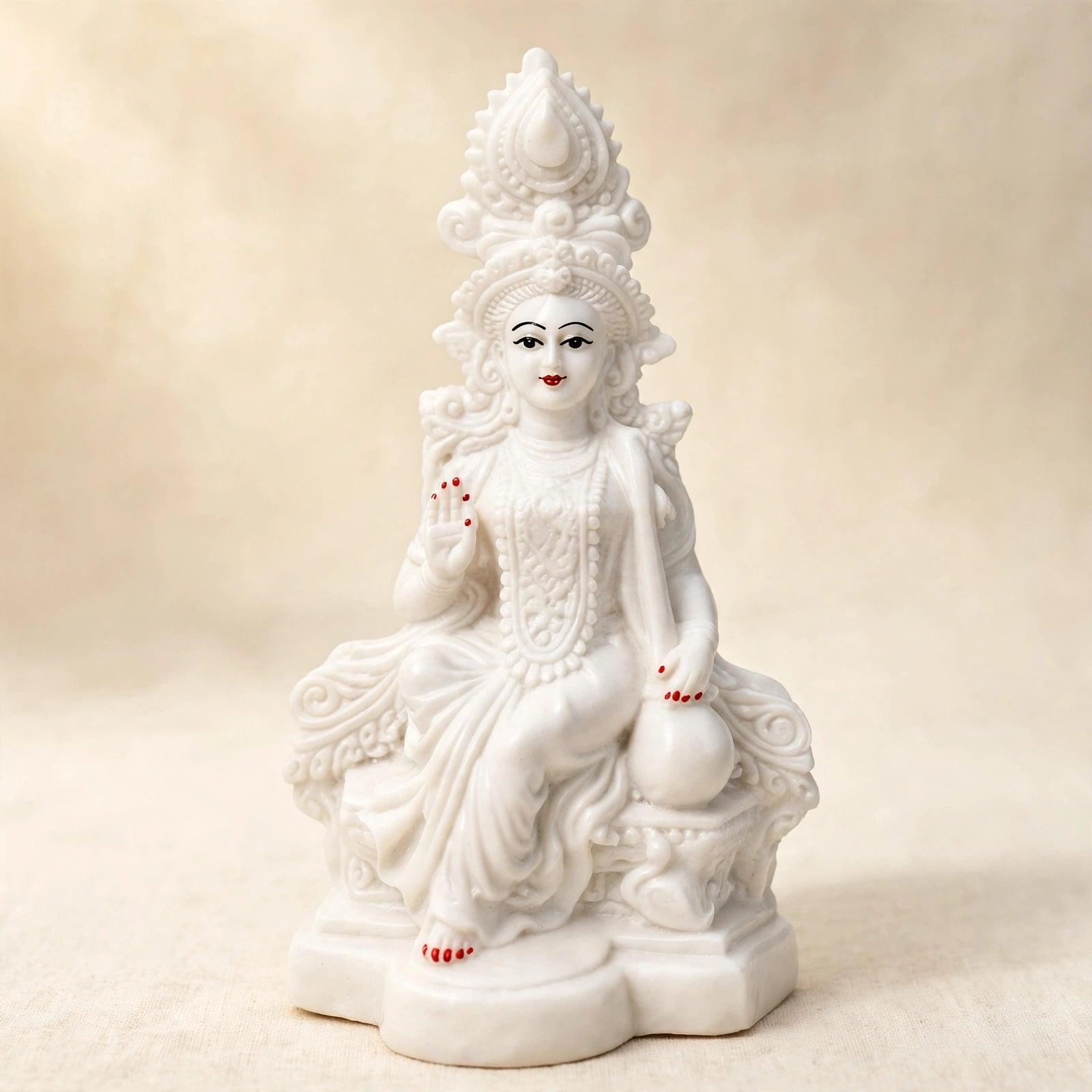 Marble Saraswati Ma Idol