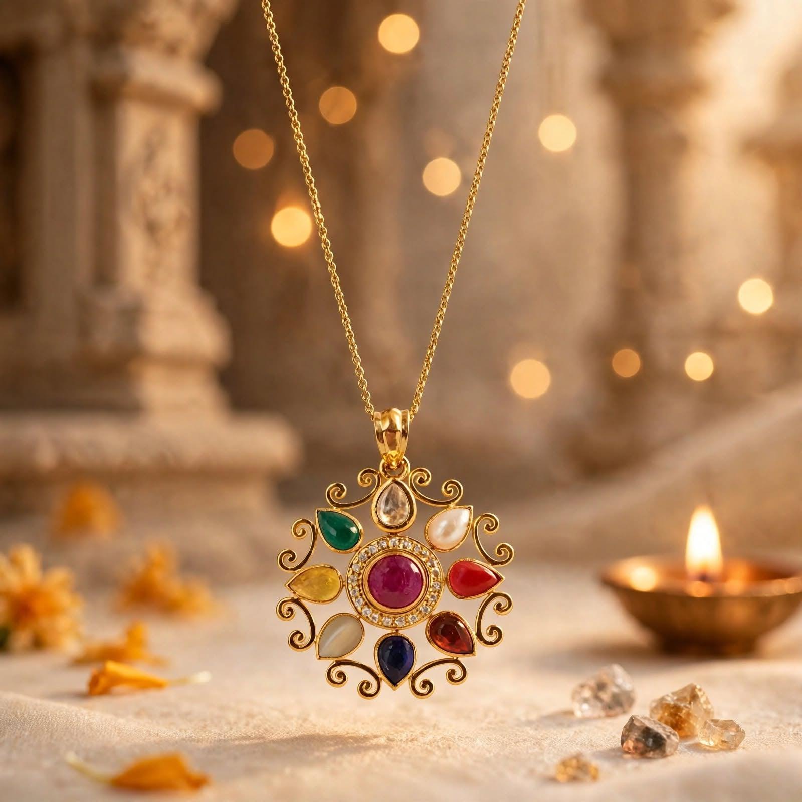 Navratna Pendant