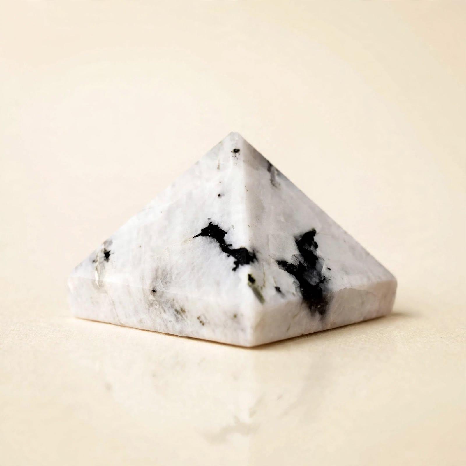 Rainbow Moonstone Pyramid