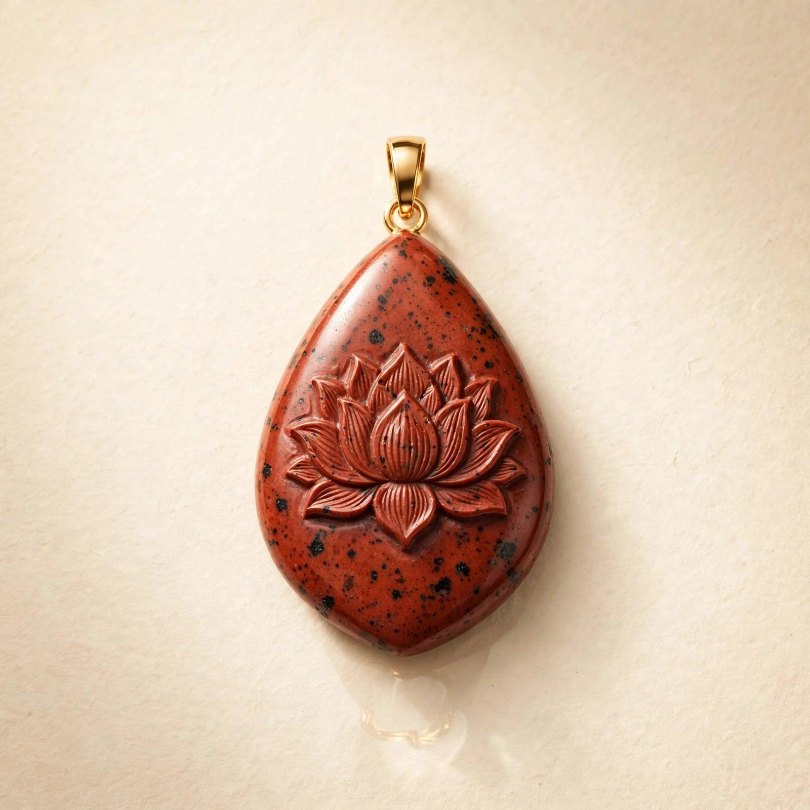 Red Jasper Crystal Pendant